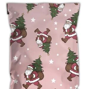 Christmas Tree Santa Poly Mailers 10x13 10 pcs